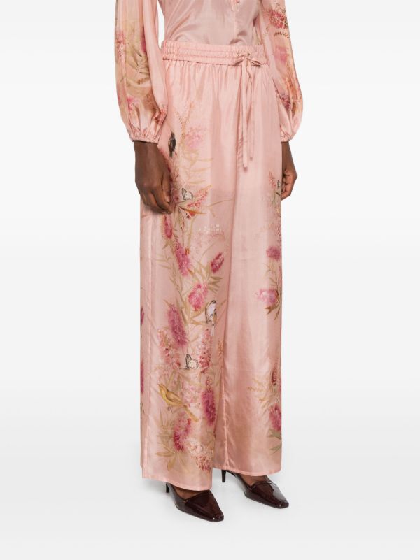 ZIMMERMANN Cascadian Trousers | Browns Wide-Leg Pants