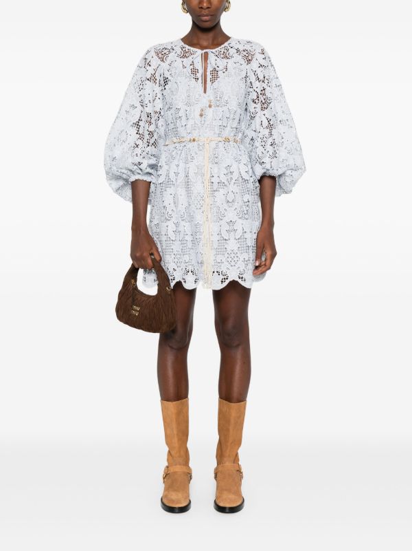 ZIMMERMANN Coco Lace Mini Dress | Browns Day Dresses