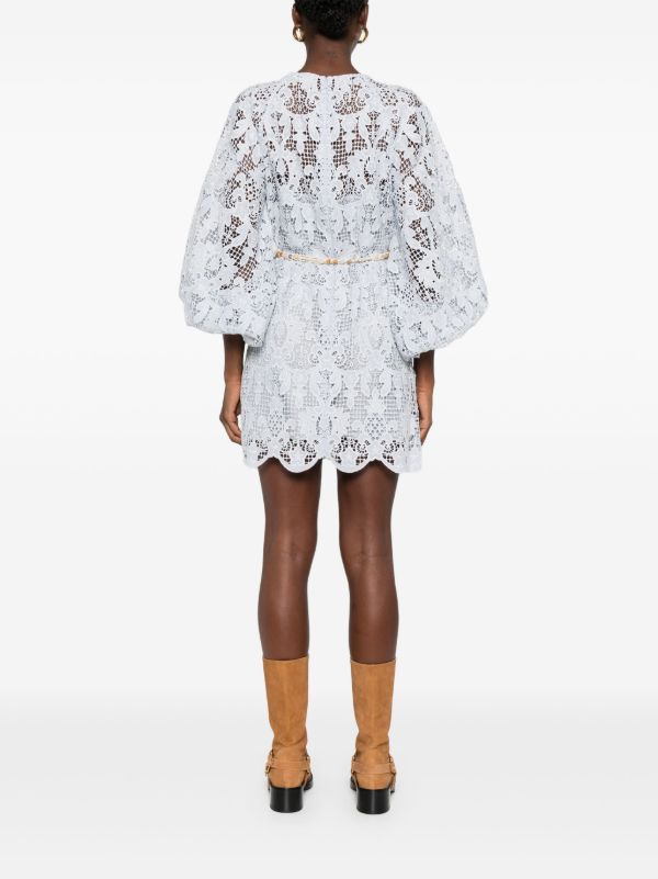 ZIMMERMANN Coco Lace Mini Dress | Browns Day Dresses