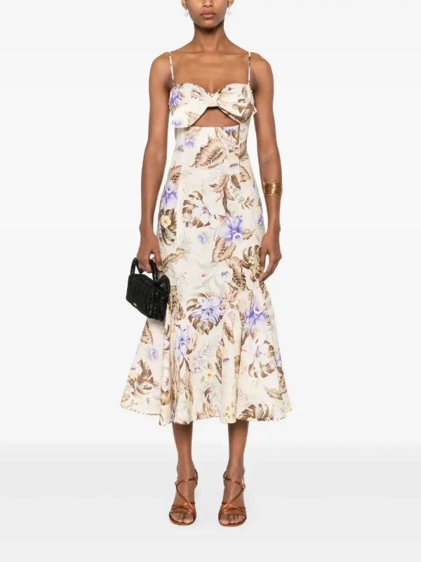 ZIMMERMANN Coco Midi Dress | Browns Day Dresses
