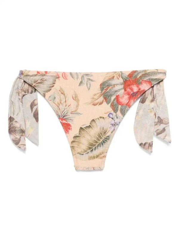 ZIMMERMANN Coco Scarf Tie Bikini Bottoms | Browns Bikinis