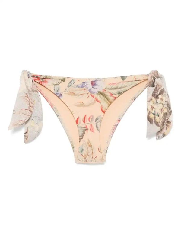 ZIMMERMANN Coco Scarf Tie bikini bottoms | Browns Bikinis