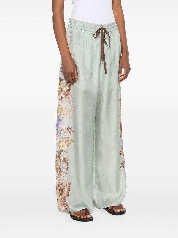 ZIMMERMANN Coco Trousers | Browns Wide-Leg Pants