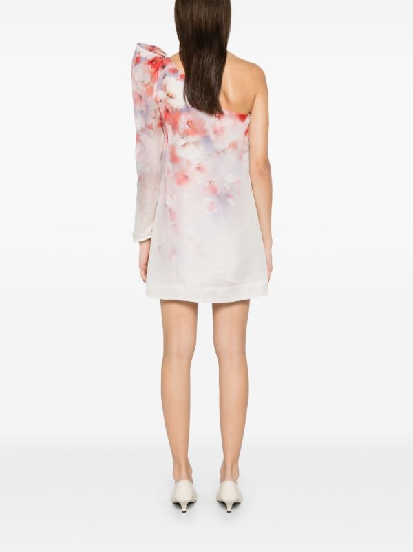 ZIMMERMANN Crush Asymmetrical Mini Dress | Browns Day Dresses