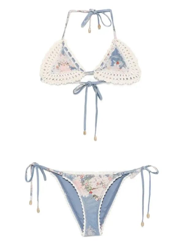 ZIMMERMANN floral-print bikini | Browns Bikinis