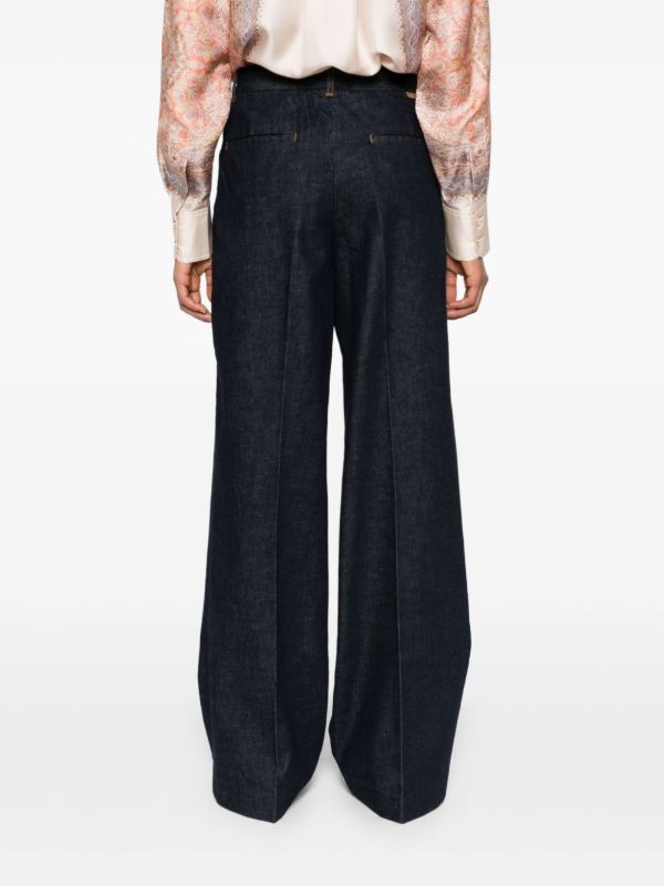 ZIMMERMANN Illustration Jeans | Browns Wide-Leg Jeans