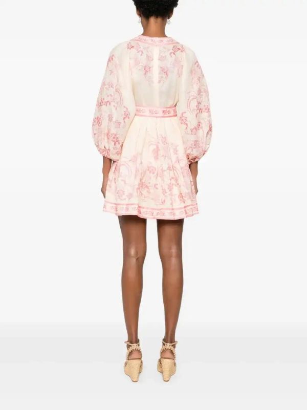 ZIMMERMANN Lucky Linen Mini Dress | Browns Day Dresses