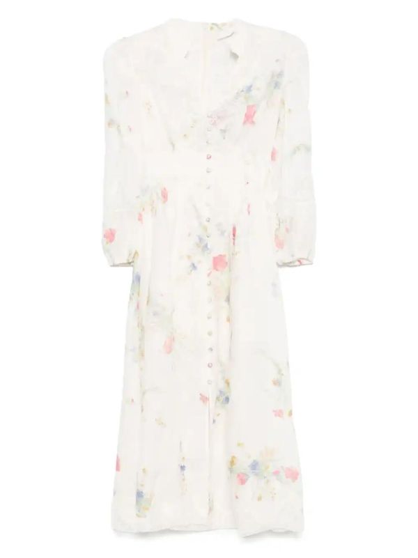 ZIMMERMANN Lucky midi dress | Browns Day Dresses