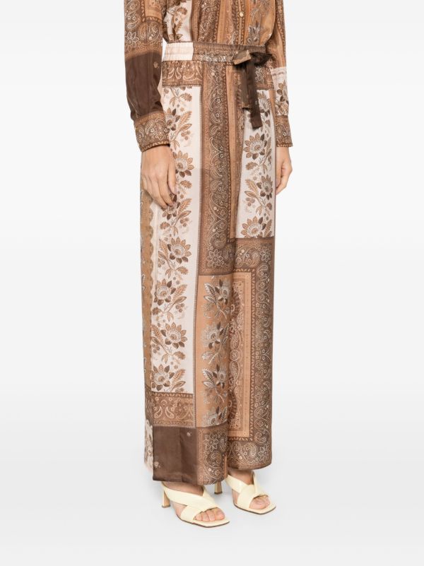 ZIMMERMANN Lucky Trousers | Browns Wide-Leg Pants
