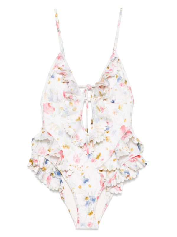 ZIMMERMANN Lucky Waterfall Swimsuit | Browns One-Pieces