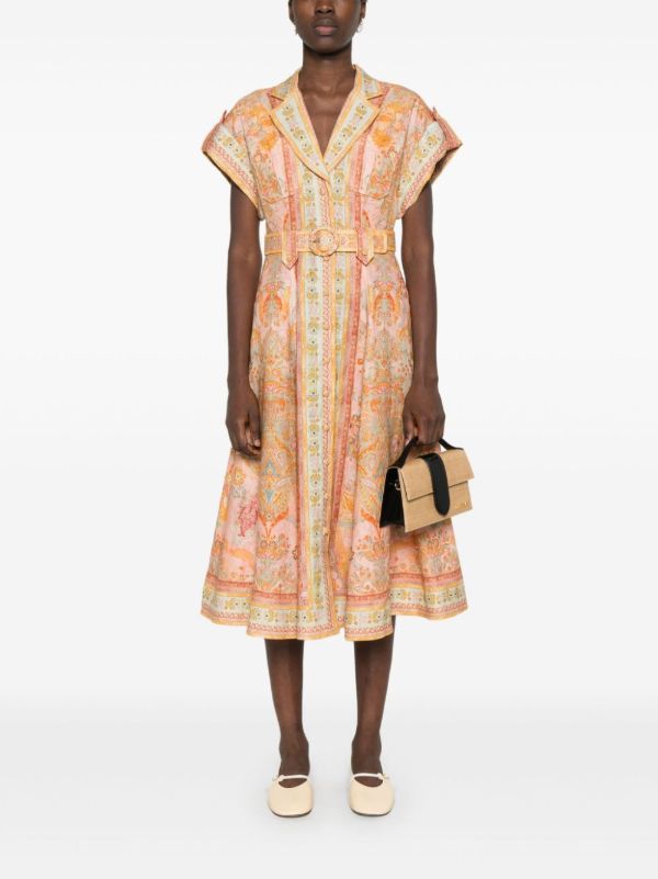 ZIMMERMANN Pink Acacia Dress | Browns Day Dresses