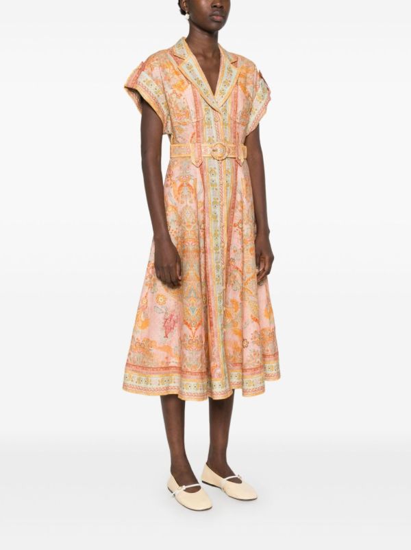 ZIMMERMANN Pink Acacia Dress | Browns Day Dresses