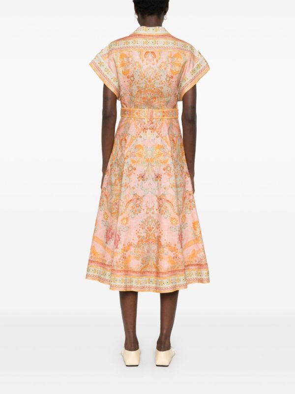 ZIMMERMANN Pink Acacia Dress | Browns Day Dresses