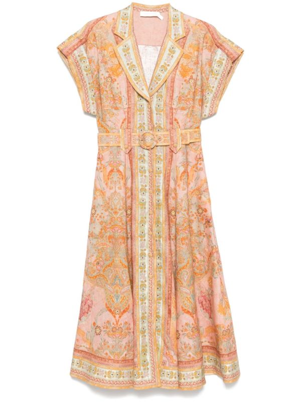 ZIMMERMANN Pink Acacia Dress | Browns Day Dresses