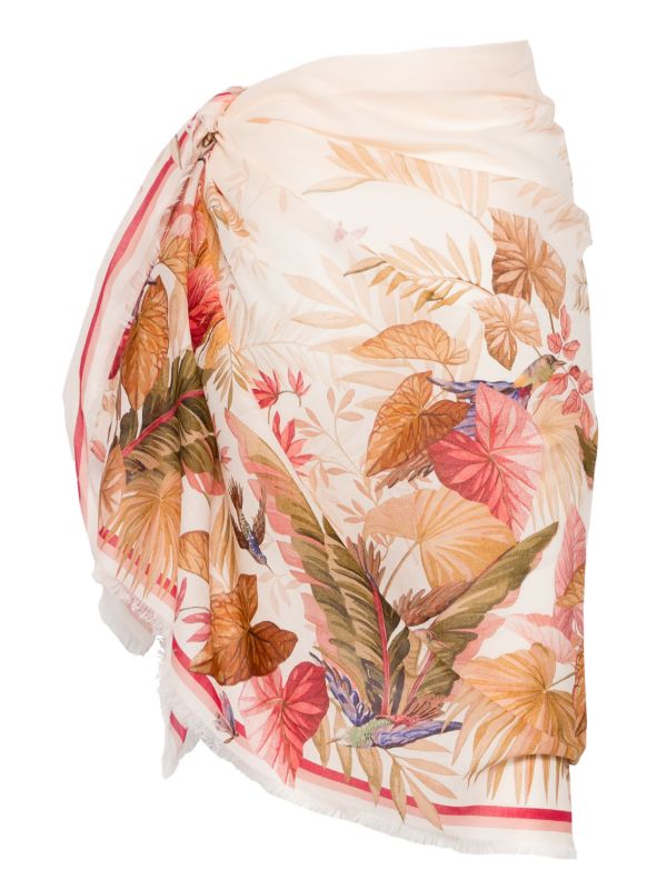 ZIMMERMANN Printed Cotton Pareo | Browns Beach Cover-Ups