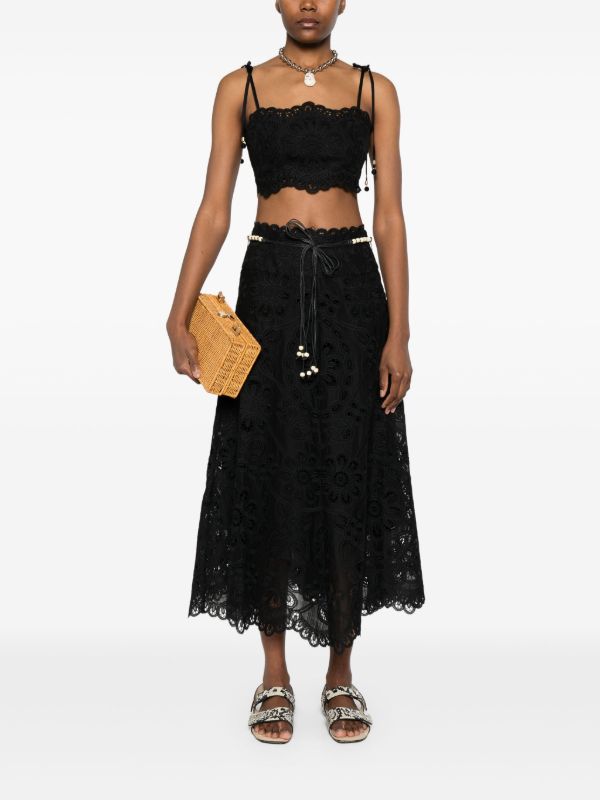 ZIMMERMANN Rhiannon Crop Top | Browns Vests & Tank Tops