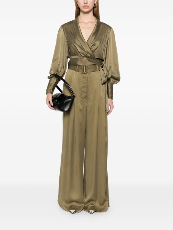 ZIMMERMANN Silk Wide-Leg Trousers | Browns Wide-Leg Pants