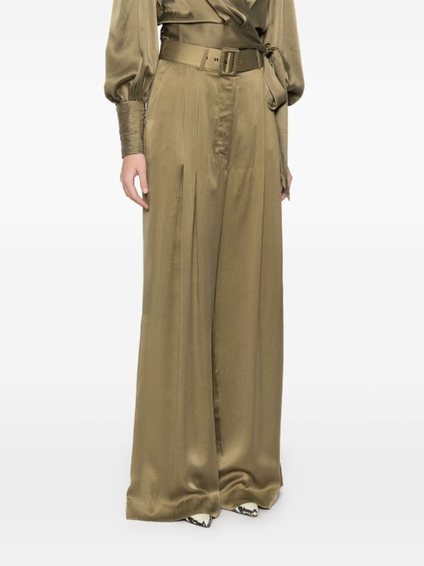 ZIMMERMANN Silk Wide-Leg Trousers | Browns Wide-Leg Pants