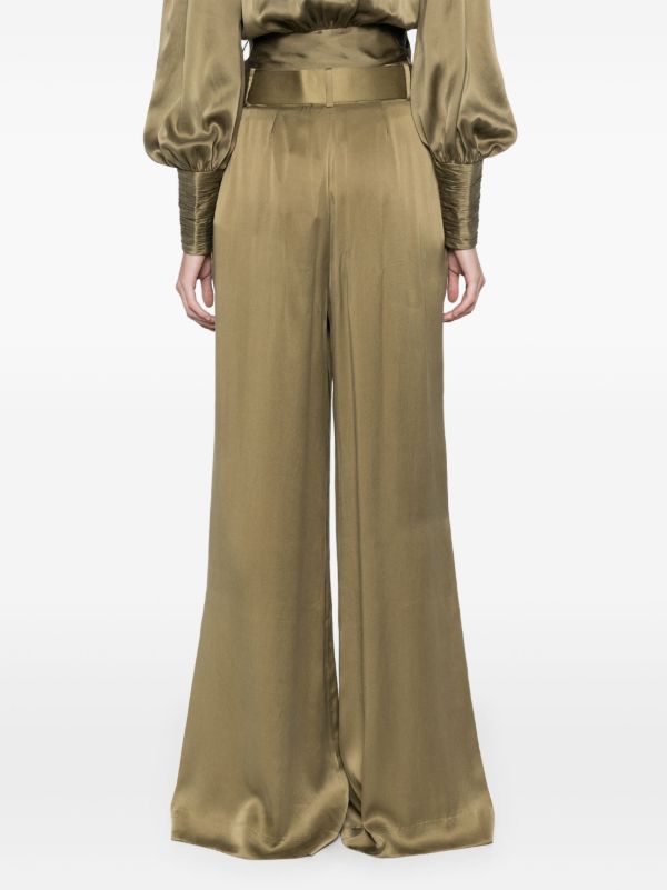 ZIMMERMANN Silk Wide-Leg Trousers | Browns Wide-Leg Pants