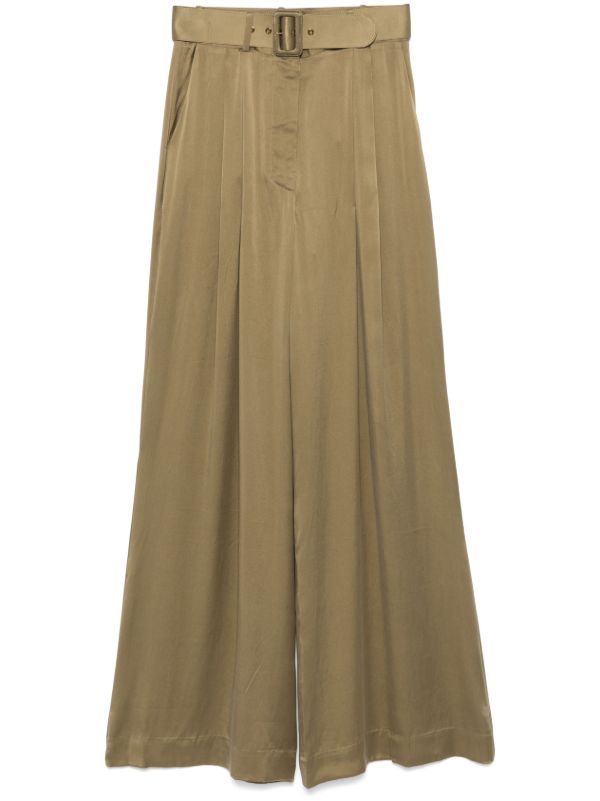ZIMMERMANN Silk Wide-Leg Trousers | Browns Wide-Leg Pants