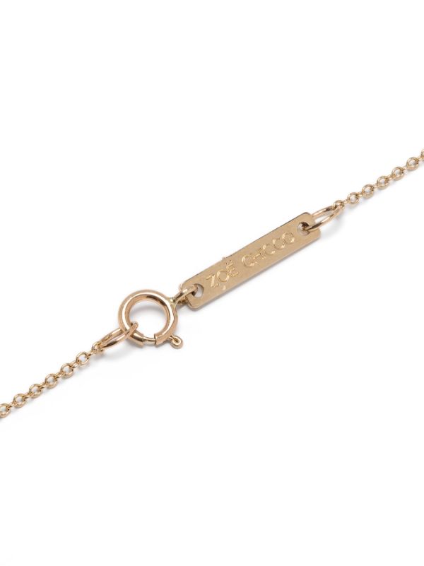 Zoë Chicco 14K Gold Circle Diamond Necklace | Browns Fine Necklaces
