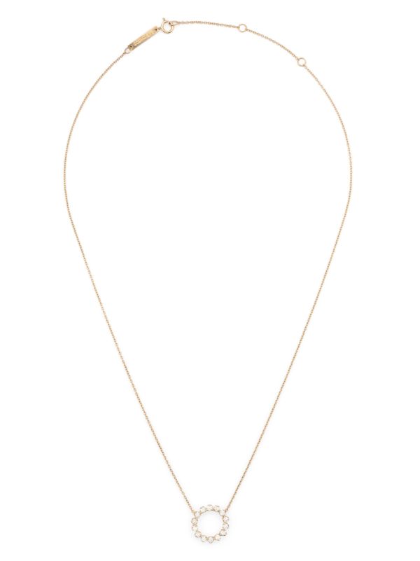 Zoë Chicco 14K Gold Circle Diamond Necklace | Browns Fine Necklaces
