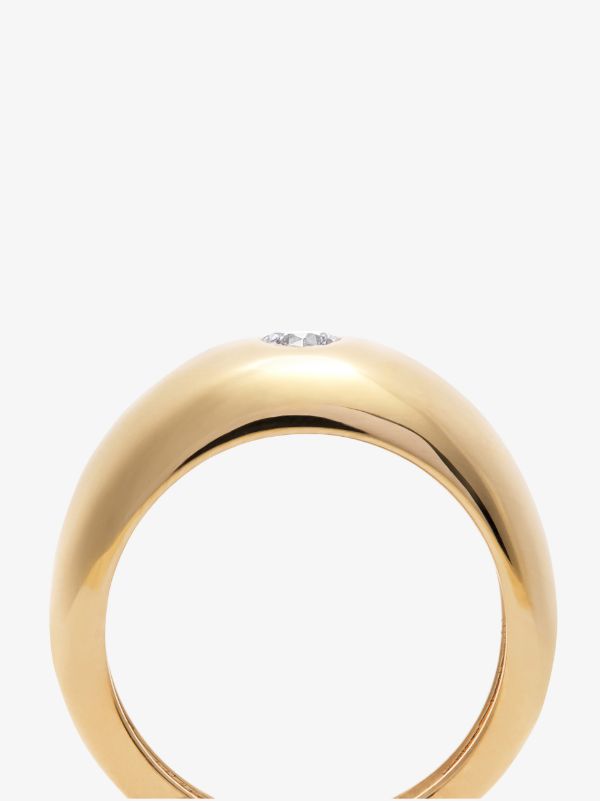 Zoë Chicco 14K Yellow Gold Aura Small Diamond Ring | Browns Fine Rings