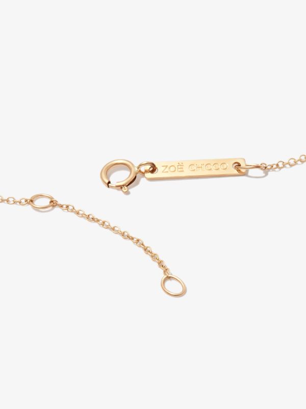 Zoë Chicco 14K Yellow Gold Five Diamond Bar Necklace | Browns Fine Necklaces