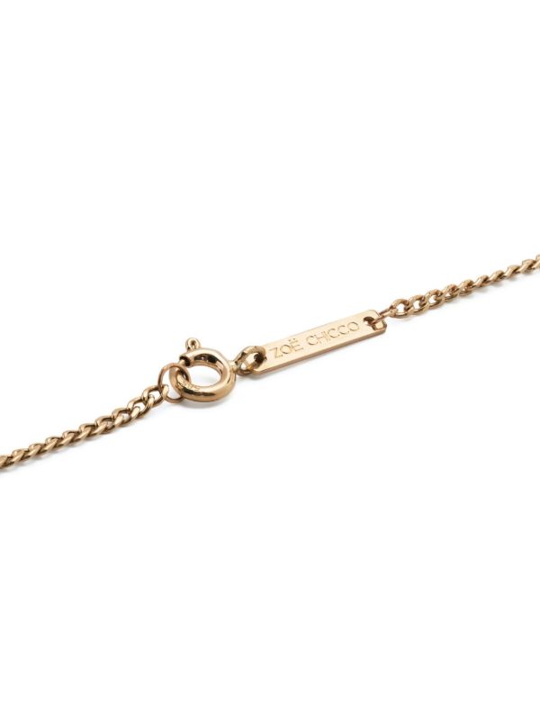 Zoë Chicco 14K Yellow Gold Paperclip Diamond Necklace | Browns Fine Necklaces