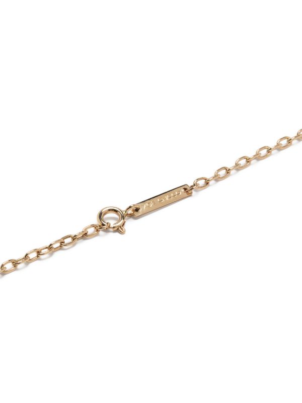 Zoë Chicco 14K Yellow Gold Small Sunbeam Medallion Diamond Necklace | Browns Fine Necklaces
