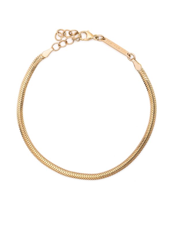 Zoë Chicco 14K Yellow Gold Snake Chain Bracelet | Browns Fine Bracelets