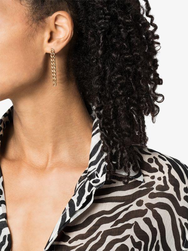 Zoë Chicco 14kt Gold Chain Drop Earrings | Browns Fine Earrings