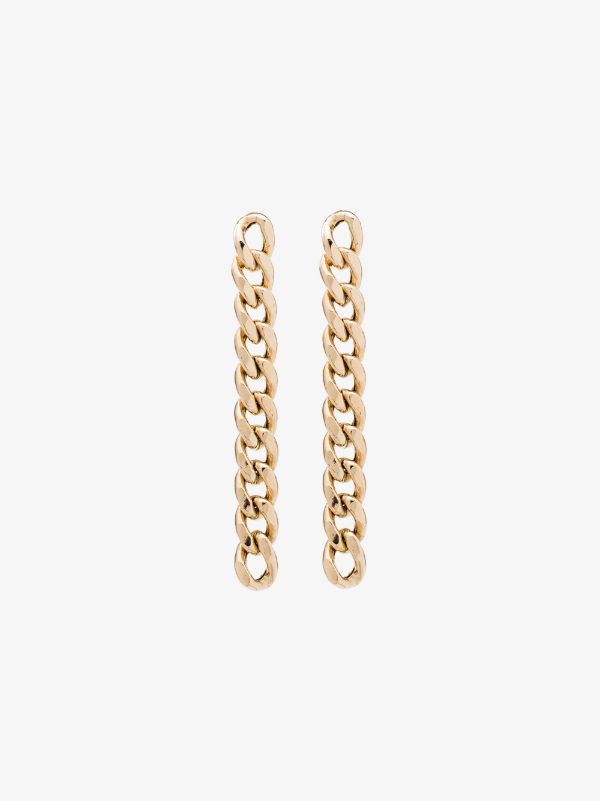 Zoë Chicco 14kt gold chain drop earrings | Browns Fine Earrings